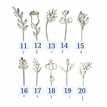 Holz Blumen Wildblumen Dekoration Blumenstrauß aus Holz Wand Deko - verschiedene Motive